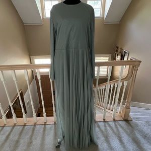 NWT REFKA SPARLE SAGE/MINT LONG SLEEVE DRESS / Size 14